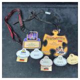 Lot of Disney Cast Member Name Tags and Event Lany