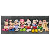 8 Disney Mickey Minnie Mouse Bean Bag And Plush Do
