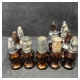 Avon Figural Chess Piece Aftershave Bottle Set Twe