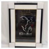 Disney Beauty and the Beast Musical Broadway Poste