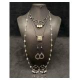 9pc Monochromatic Silver Linings Mixed Costume Jew