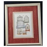 French Birdcage Framed Print By L David B