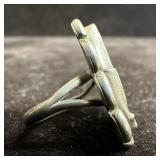 Vintage Native American Style Turquoise Blue Stone