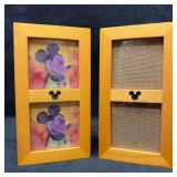 Disney Mickey Mouse Six Frame Walnut Wood Accordio