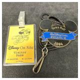 Walt Disney World Finance 2004 Town Hall Badge and
