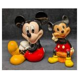 Vintage And Modern Ceramic Disney Mickey Mouse Pig