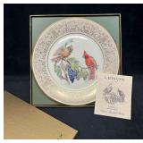 Lenox Cardinal Annual Limited Edition Plate Oh Boe