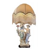 Unique Vintage Porcelain lamp