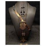 7pc Alchemists Inheritance Mixed Costume Jewelry L