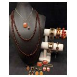 18pc Warm Toned Blazing Horizon Costume Jewelry Co