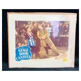 Three Lobby Cards Stage Door Canteen 1984 & Two Di