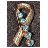 Kenneth Jay Lane Breast Cancer Awareness Pin