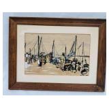 Original Framed Signed Watercolor