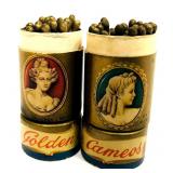 Vintage Golden Cameo Matches