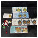 Disney Cast Holiday Ornament Collection Set Sleepi