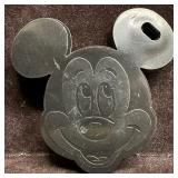 Disney Parks Mickey Mouse Face Head Black Balloon