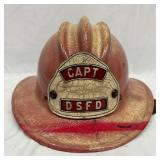 Vintage Bullard Hard Boiled Red Fiberglass Fireman
