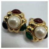 CINER Mughal Girpoix Style Gold Plated Earrings Mu