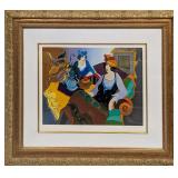 Framed S&N Itzchak Tarkay Melodramatic