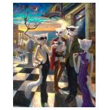 S&N Ivan Clarke "Catside Cocktails" Large Giclée