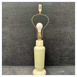 Pale Green Ivory Toned Milk Glass Porcelain Table