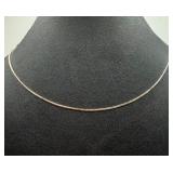 24" Sterling Snake Chain Bracelet