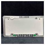 Orlando Parrot Head Car Tag License Plate Plastic