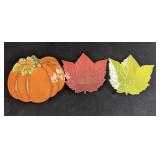 Fall Themed Plates Pumpkin Fall Plates
