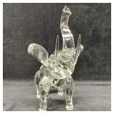 Shannon Crystal Elephant Sculpture by Godinger Gla