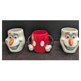 Disney Mickey Mouse And Frozen Olaf 3D Character M