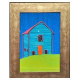Framed Ellen Reiley Marshall Original Pastel Farm