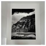 Black and White Landscape Photography Print Mounta
