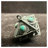 Green Turquoise Victorian Etruscan Revival Style S