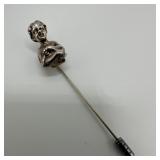Gorham Sterling Silver Cherub Angel Lapel Hat Pin