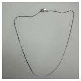 UNOAERRE 14k Italy White Gold Necklace Q87