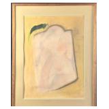 1970s Original Abstract Artwork Framed and Signed