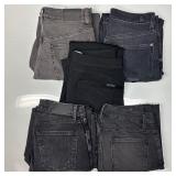 Lot of 5 Women Designer Denim and Pants Pistola Sa