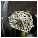 Etruscan or Balinese Style Silver Filigree Granula