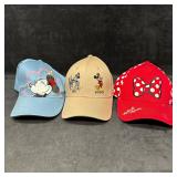 Disney Character Baseball Caps Minnie and Mickey M