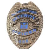 1970s/1980s Disney World Security Metal Badge