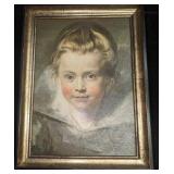 Replica Of Head Of A Child By Paul Rubens