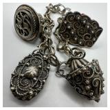 Broken Etruscan Revival Style Filigree Ornat Fob C