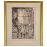Yuri (Georges) Annenkov LE Signed Chairs Print