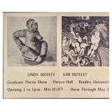 Vintage Linda And Kim Mosley Art Poster