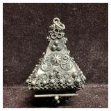 Victorian Etruscan Style Locket Poison Design Gree