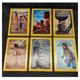 6 1980s 1990s National Geographic Magazines F