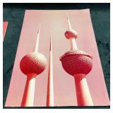 Large Photograph Of The Kuwait Towers