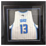 Framed Orlando Magic Basketball Jersey Chase Bank