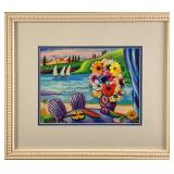 Framed Shlomo Alter Hand Signed LE Serigraph "By T