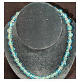 Vintage Italian Murano Art Glass Bead Necklace JJJ